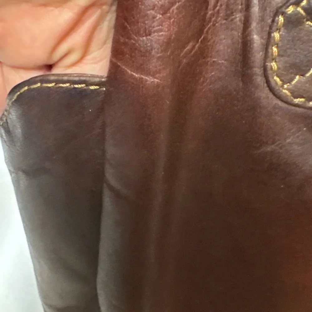 Jack Georges Genuine Leather Laptop Briefcase / Messenger Bag